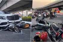Vụ nữ tài xế Mercedes tông 10 xe máy: Xử lý thế nào?