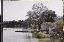 Vẻ khác lạ của hồ Hoàn Kiếm - đền Ngọc Sơn trong ảnh màu 1915 (2)