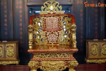 Chi tiết đặc biệt của chiếc ngai vàng bí ẩn nhất triều Nguyễn 
