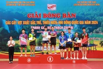  Bóng bàn CAND - T&T về nhất toàn đoàn 14 huy chương vàng