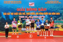  Bóng bàn CAND - T&T về nhất toàn đoàn 14 huy chương vàng