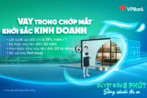 VPBank tung gói ưu đãi lãi suất từ 5,39% cho hộ kinh doanh