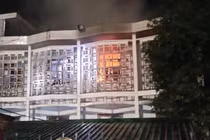 Cháy trụ sở phòng giáo dục, nhiều tài liệu bị thiêu rụi