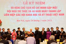 Ảnh: Lễ kỷ niệm 40 năm Ngày thành lập Liên hiệp hội Việt Nam 