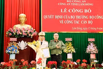 Lâm Đồng: Bổ nhiệm chức vụ Phó Giám đốc Công an tỉnh