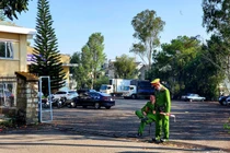 Lâm Đồng: Công an phong tỏa, kiểm tra trung tâm đăng kiểm xe cơ giới 4901S