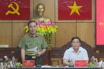 Thứ trưởng Bộ Công an Trần Quốc Tỏ làm việc với Công an tỉnh Đắk Lắk 