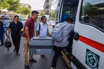 CSGT Hà Nội thần tốc hộ tống trái tim được hiến tặng vào Huế