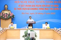 Thủ tướng chủ trì hội nghị về giải ngân vốn đầu tư công