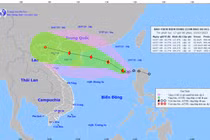 Bão số 1 đang di chuyển rất nhanh, gió giật đến cấp 15