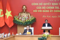 Lập đoàn kiểm tra với Đảng ủy Chính phủ và Đảng ủy Quốc hội