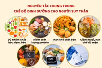 Giải pháp cho những sai lầm trong dinh dưỡng khiến suy thận mạn thêm trầm trọng