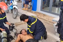 Cứu hộ thành công hai người ngạt khí khi vệ sinh bồn chứa xăng dầu