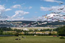 Ngỡ ngàng cảnh tượng máy bay “tắc đường” hiếm thấy nhất hành tinh