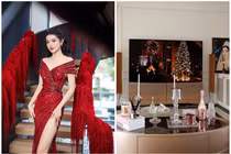 Tận mục căn hộ ngập pha lê lấp lánh của Á hậu Huyền My 