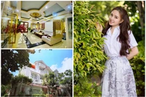 Khám phá hai căn biệt thự nghìn mét vuông của Vy Oanh