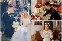 Những đám cưới ngập trong vàng gây xôn xao dư luận năm 2023