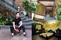 Cận cảnh biệt thự dát vàng 400 tỷ của danh ca Ngọc Sơn