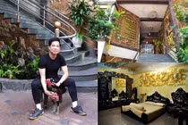 Cận cảnh biệt thự dát vàng 400 tỷ của danh ca Ngọc Sơn