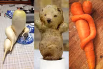 Ngỡ ngàng hình dáng "độc, dị" của các loại rau củ quả