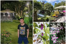 Xuýt xoa biệt thự ngập hoa của diễn viên Quốc Trường ở Cần Thơ