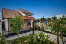 Lịm tim nhà ngói đỏ với sân vườn hút nắng gió ở Quảng Nam 