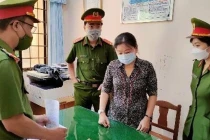 Công an tỉnh Trà Vinh thi hành các quyết định đối với Lê Thị Mỹ Hồng.