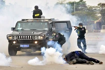 Chùm ảnh: Lễ xuất quân diễn tập phương án bảo vệ Đại hội Đảng lần thứ XIII