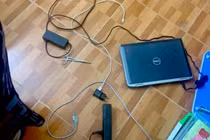 Hiện trường vụ việc. Ảnh: Công an cung cấp.