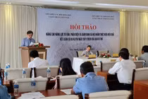 TSKH Phan Xuân Dũng, Bí thư Đảng đoàn, Chủ tịch VUSTA phát biểu tại hội thảo.