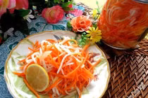 Cà rốt không ăn cùng dấm