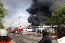 Cháy lớn trong Khu Công nghiệp Sóng Thần 2, Bình Dương