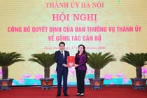Bí thư Huyện ủy Hoài Đức làm Trưởng ban Nội chính Thành ủy Hà Nội