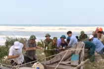 Vùng ven biển đã có gió to, người dân cấp tập chống bão