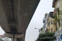 Nhếch nhác dưới tuyến đường sắt Cát Linh – Hà Đông