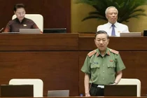 Bộ trưởng Bộ Công an Tô Lâm trả lời chất vấn trước Quốc hội