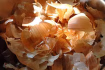 Tận dụng vỏ hành tây