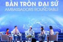 Ngôi sao điện ảnh Dương Tử Quỳnh thảo luận bàn tròn với các “đại sứ nhỏ Vinschool" trong chiến dịch 3.500Lives