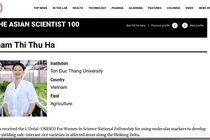 Việt Nam có 3 nữ khoa học lọt top 100 nhà khoa học châu Á 2020