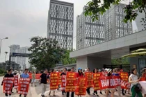 Cư dân phản đối Hancorp phá quy hoạch để xây bệnh viện trong KĐT