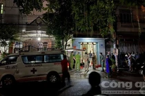 Hiện trường vụ việc. Ảnh: Báo Công An TP HCM.