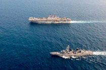 Chiến hạm Mỹ, Nhật Bản diễn tập chung trên biển Hoa Đông