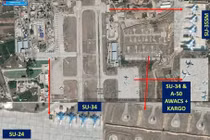 Ảnh vệ tinh chi tiết về lực lượng không quân Nga ở căn cứ Hmeimim của Syria