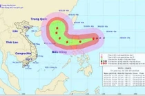 Siêu bão Yutu cấp 17, gió giật cấp 15 đang hướng vào Biển Đông