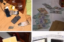 Cơ quan chức năng thu giữ tang vật liên quan đến vụ án.