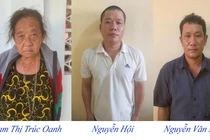 Các bị can bị khởi tố về tội đánh bạc.