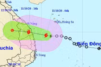Bão số 6 hình thành, hướng vào Quảng Nam - Bình Định