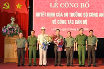 Công bố quyết định bổ nhiệm 2 tân Giám đốc Công an tỉnh