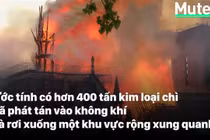 Paris vẫn bị ô nhiễm chì sau vụ cháy Nhà thờ Đức Bà