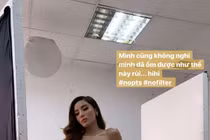 Kỳ Duyên khoe dáng sau khi bị chê chuyên chỉnh ảnh đến méo mó